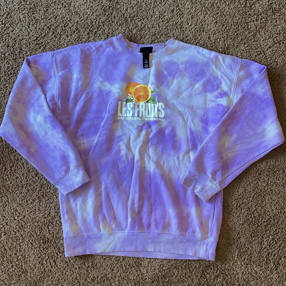 H&M Oversized Les Fruits Print Sweatshirt